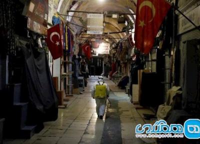 توقف مرمت بازار عظیم استانبول به خاطر کرونا