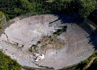 خاتمه حادثه عظیم برای تلسکوپ تاریخی آرسیبو روی داد