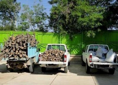خبرنگاران هفت تن چوب آلات قاچاق جنگلی در اردبیل توقیف شد
