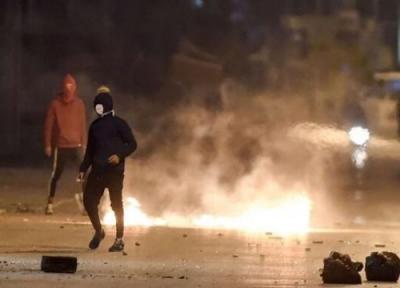 درگیری خشونت آمیز پلیس با معترضان در پایتخت تونس