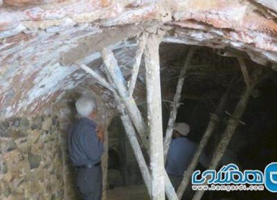 آغاز بازسازی پایاب حمام خیروز شهرستان فردوس