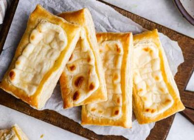 طرز تهیه شیرینی دانمارکی پنیری به سبک قنادی